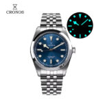 Cronos 36mm PT5000 Snowflake Automatic Men Watch L6036
