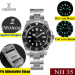 Cronos No Date NH35 Sub Diver Watch L6015