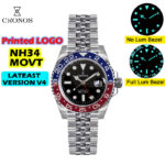 Cronos NH34 GMT Automatic Men Watch L6020