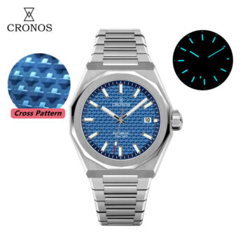 Cronos 39mm Skyline PT5000 Men Watch L6028 V2