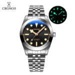 Cronos 39mm NH35 Snowflake Automatic Men Watch L6025